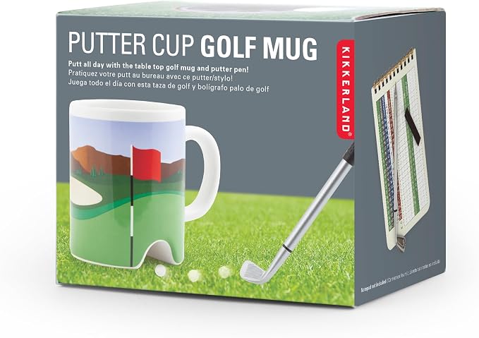 Mug Kikkerland Putting Golf de Porcelana miniatura 4
