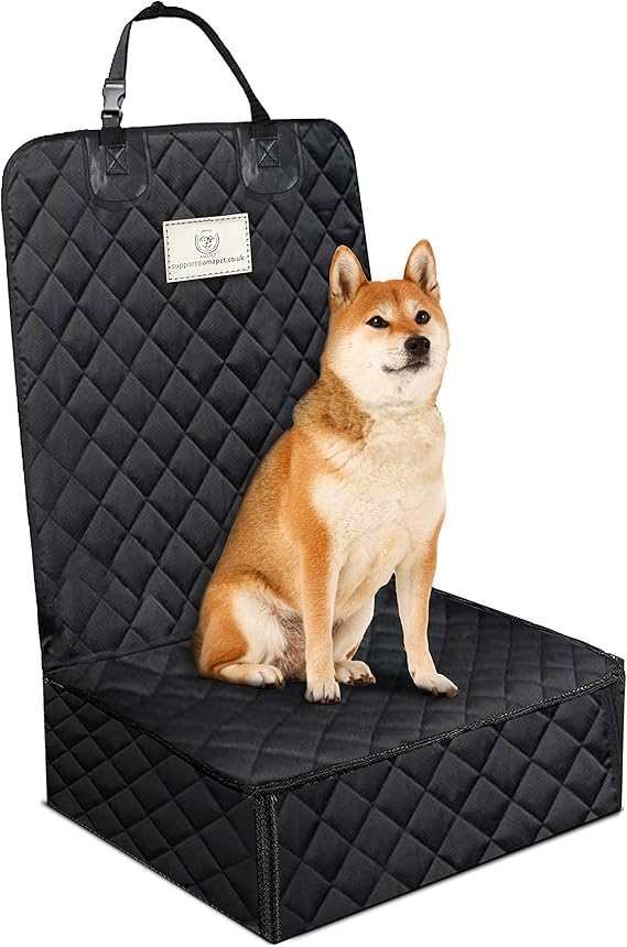 AMZPET Front Car Seat Cover for Dogs (Universal 50cm) ScratchProof