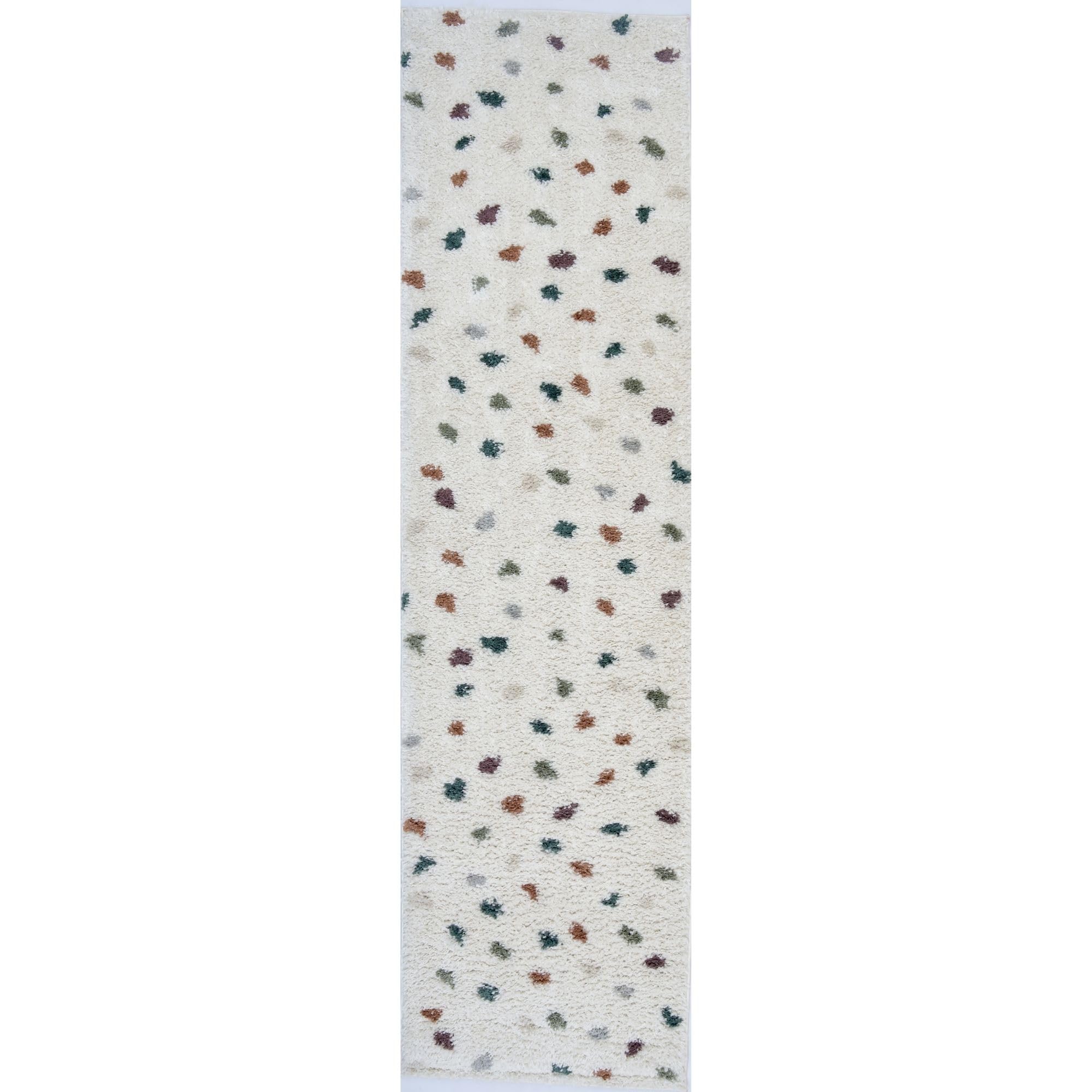 Rackhams Moodi Shaggy Multicolour Jubile Rug - 80X300 Cm