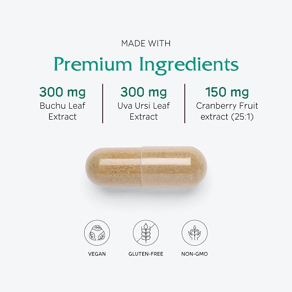 Vitanica CranStat Extra, Supports Urinary Tract Health, Vegan, 60 Capsules