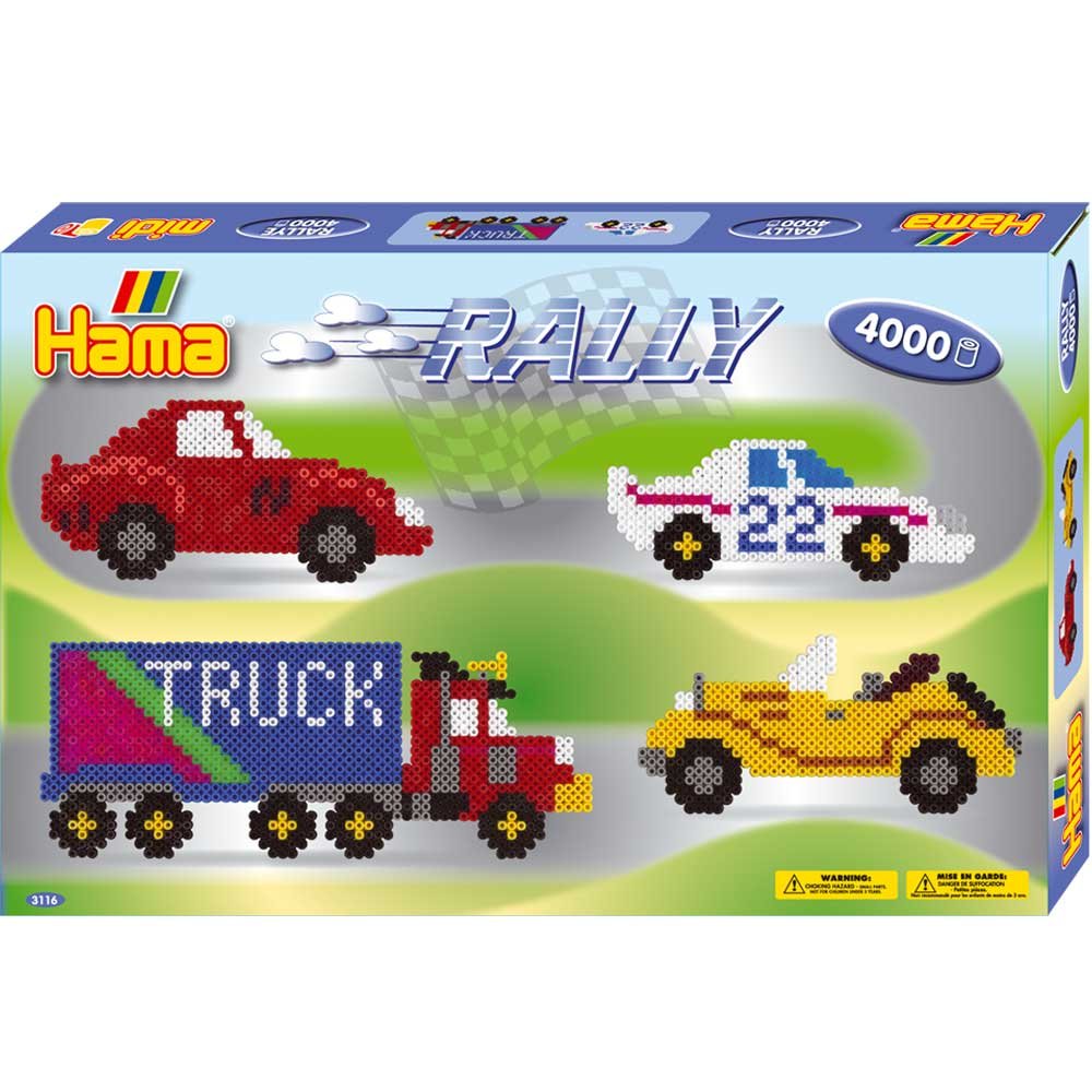 Hama - 3116 - Loisirs Créatifs - Perles et Bijoux - G.Bte: Rallye