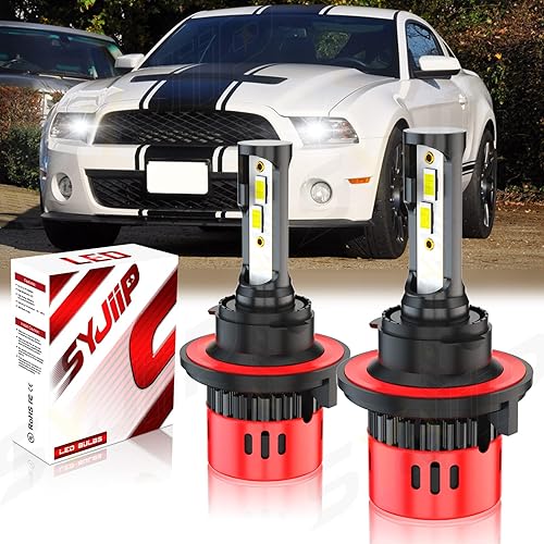 2 bombillas H139008 compatibles con bombillas Ford Mustang 2005, 2006, 2007, 2008, 2009, 2010, 2011, 2012, 350% más brillante, 6000 K, blanco frío,