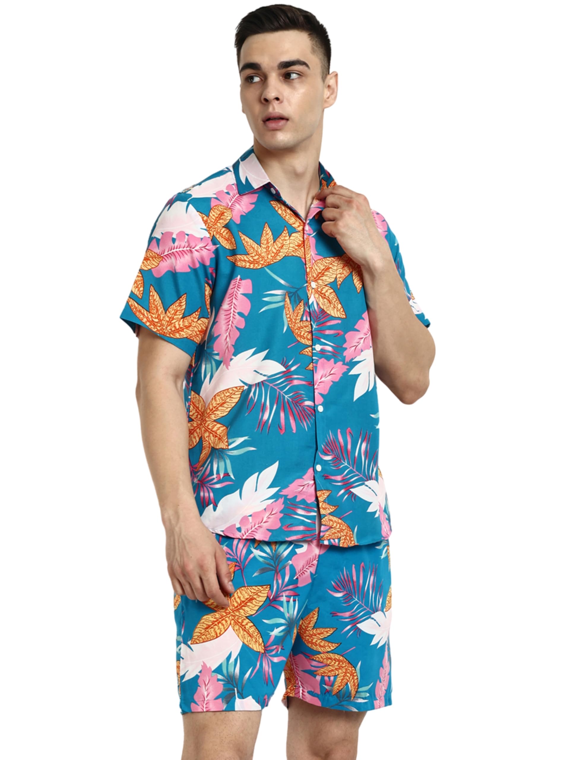 om sai latest creation Men Co ord sets-picture-14