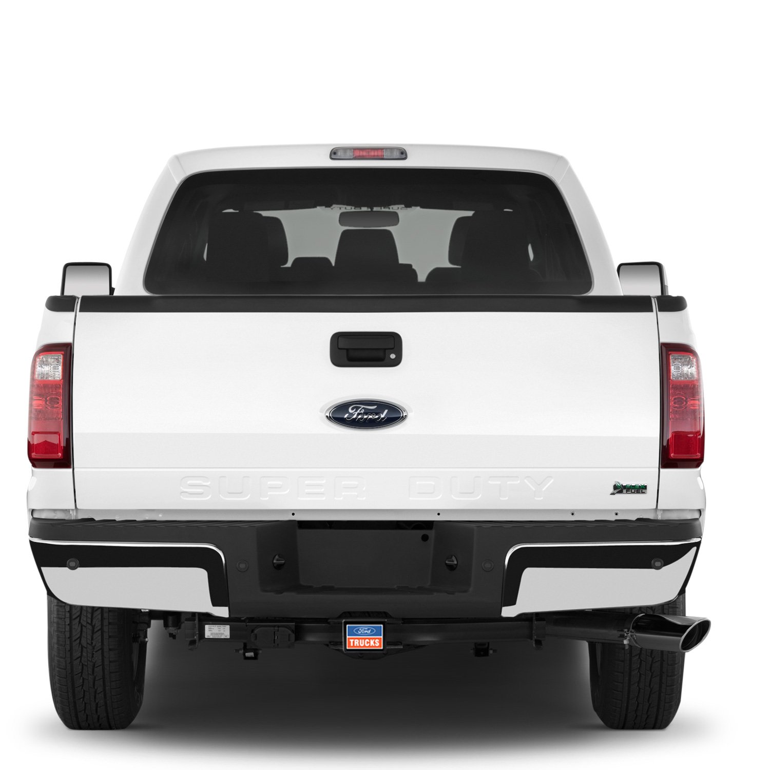 Ford Flex Carbon Fiber Look UV Graphic Metal Plate On ABS Plastic 2 Inch Tow Hitch Cover