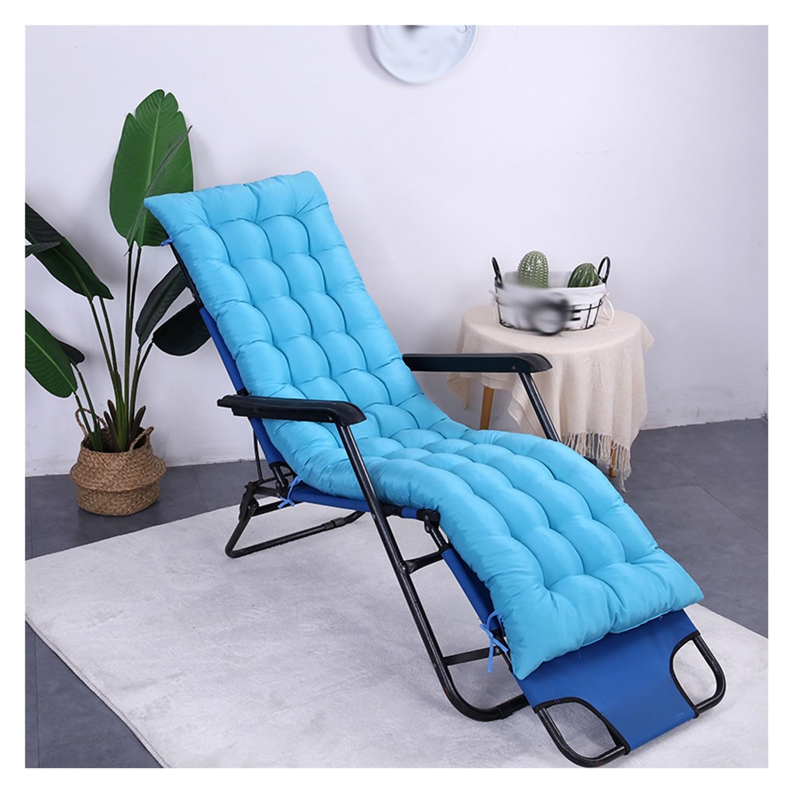 Siège ultra doux bleu clair en fourrure haut de gamme