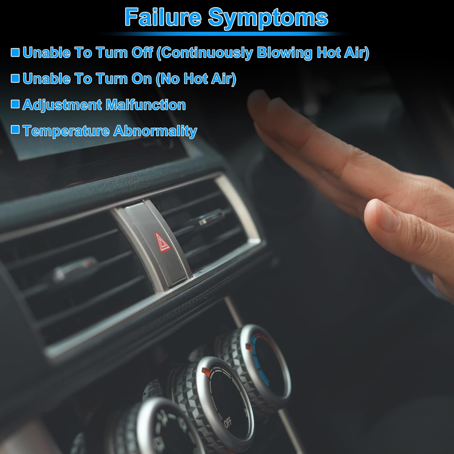 ACROPIX Heater Control Valve HAVC Heater Control Valve Solenoid for Jaguar S-Type 2000-2002 Sedan for Lincoln LS 2000-2002 Sedan Replace XR822975/XR88043