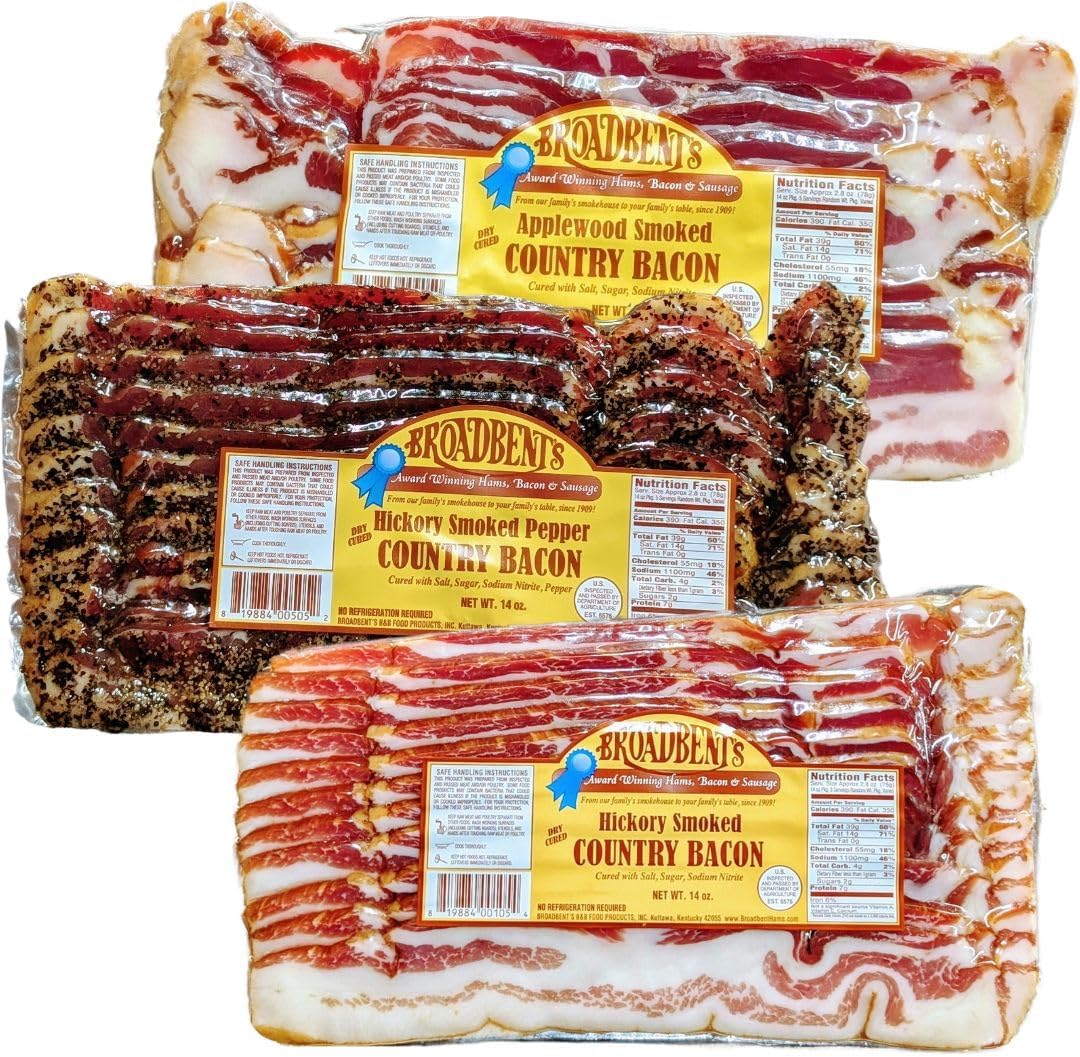 Broadbent's Bacon Lovers Trio Bundle (6 Items)