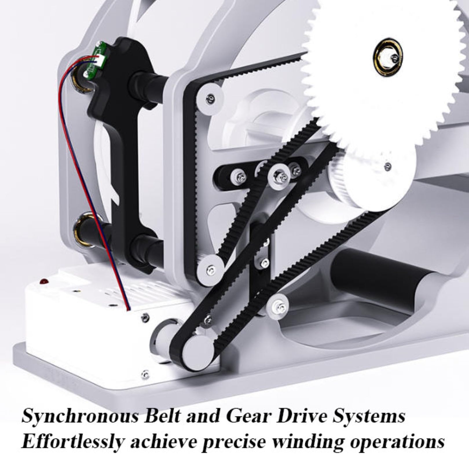 Auto 3D Filament Respooler, Automatische Respooling Maschine mit Smart Start & Stop Funktion Elektrischer Spulenaufwickler für 1 kg Spulen