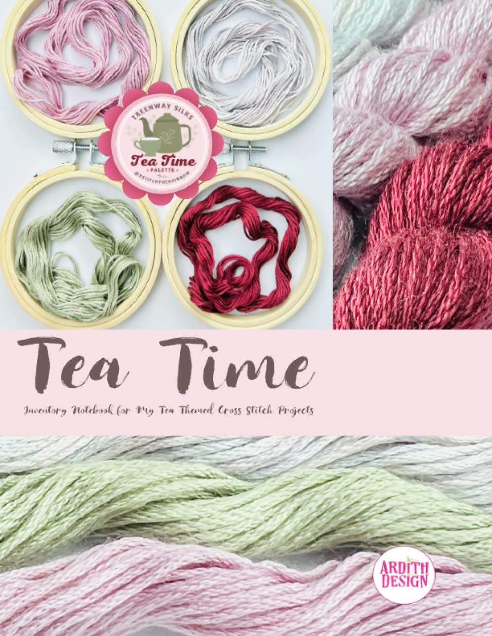 Tea Time Inventory Notebook for My Tea Themed Cross Stitch Projects