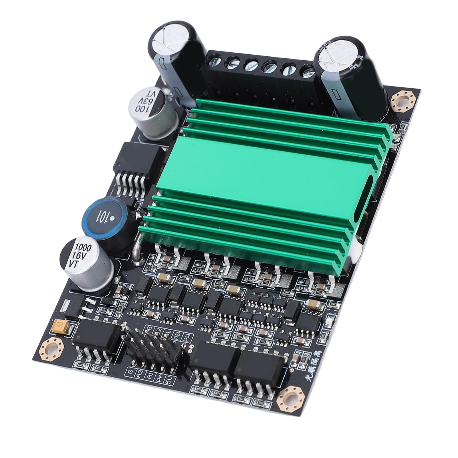 ASHATA Módulo Controlador de Motor DC Puente H de 100A Doble Canal,