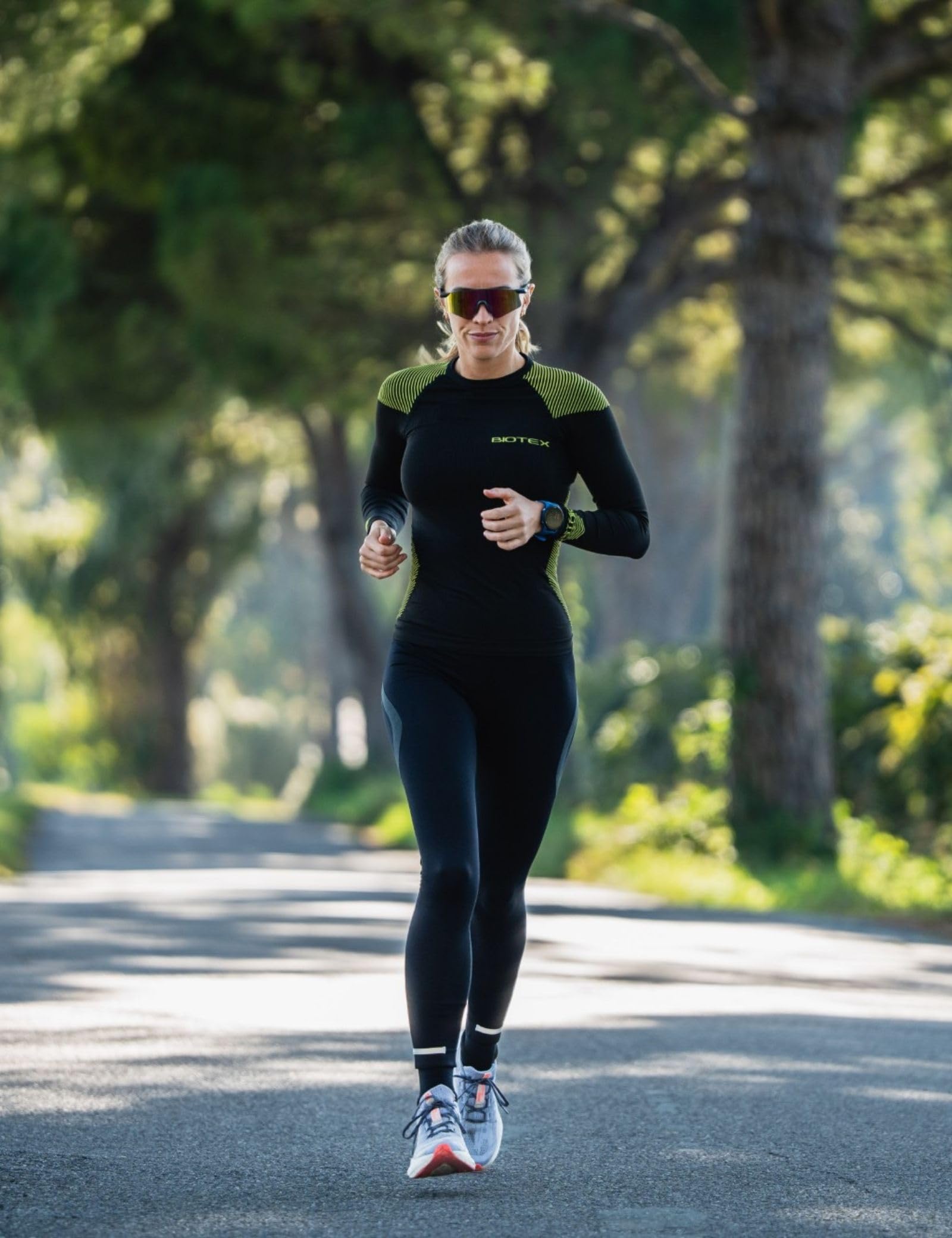 BIOTEX Manica Lunga 3D per Sport Outdoor, Intimo Tecnico Sportivo, Traspirante e Senza Cuciture