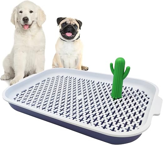 BPS BUENA PET SHOP Large Polypropylene Dog Sanitary Tray for Pet Owners, Trainers, and Keepers of Elderly/Convalescent Dogs
