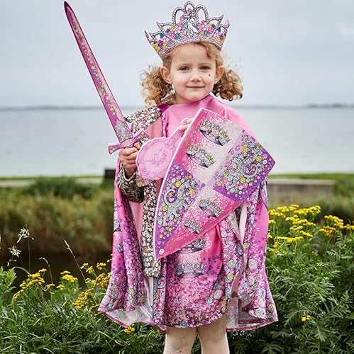 Liontouch Crystal Princess Shield For Girls | Foam Toy For Children’s Pretend Play With Medieval Pink & Silver Lioness Theme | Safe Weapons & Battle Armor For Dress Up & Royal Costumes #TOP4