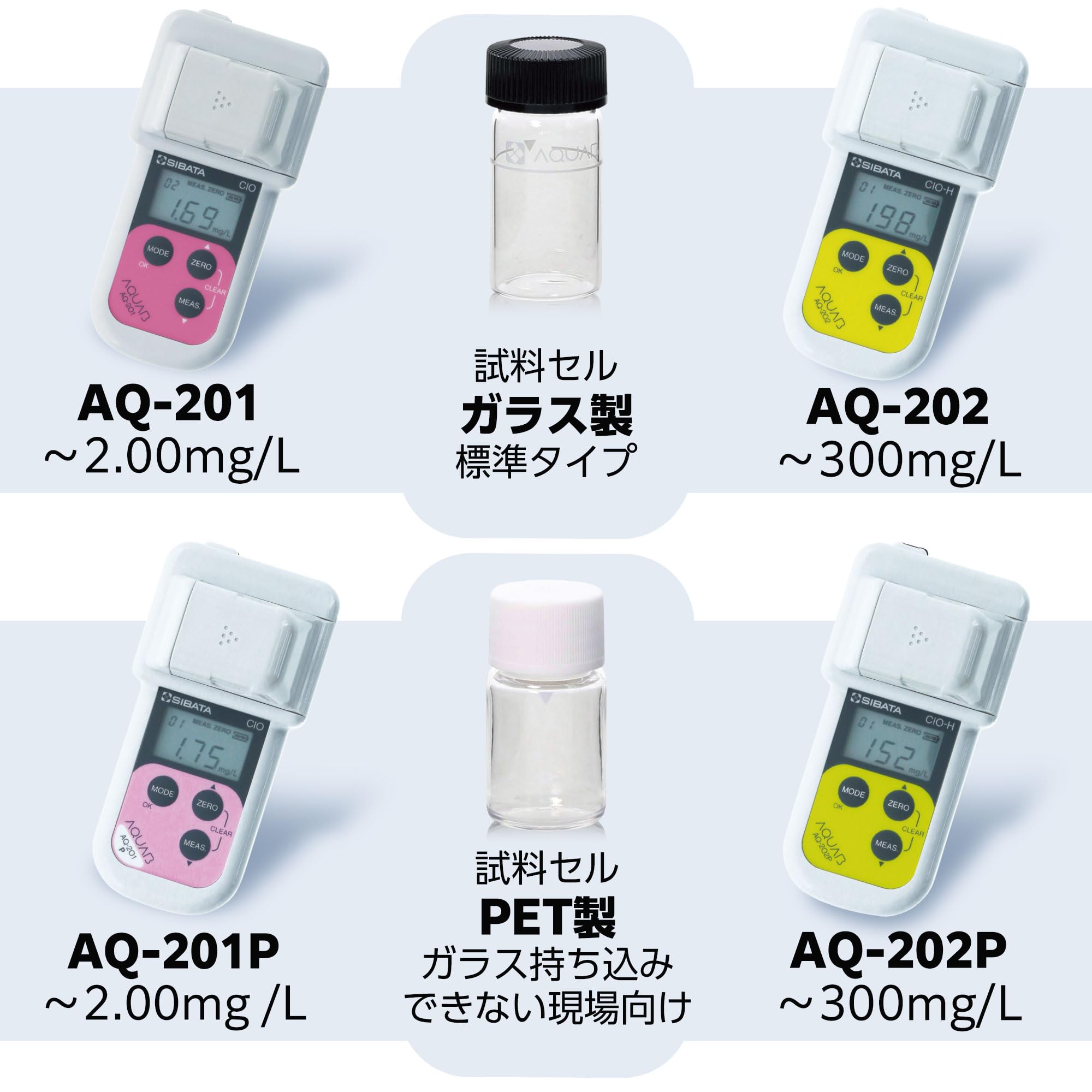 Amazon.co.jp: 柴田科学 ハンディ水質計 アクアブ 試薬付 AQ-202