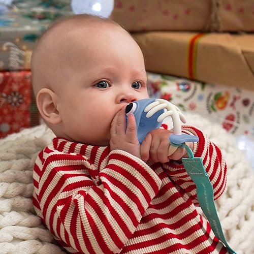 Miniatura 2 de Mombella - Juguetes de dentición para bebés de 0 a 6 meses, juguetes de dentición de pez payaso de 6 a 12 meses, juguetes mordedores para bebés con