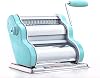 PASTALINDAClassic 200 Pasta Maker Machine, 20 cm Wide Rollers, 9 Thickness Positions, 2 Cutting Positions, Stainless Steel. Includes Reinforced Hand Crank And Two Clamps (Acqua)