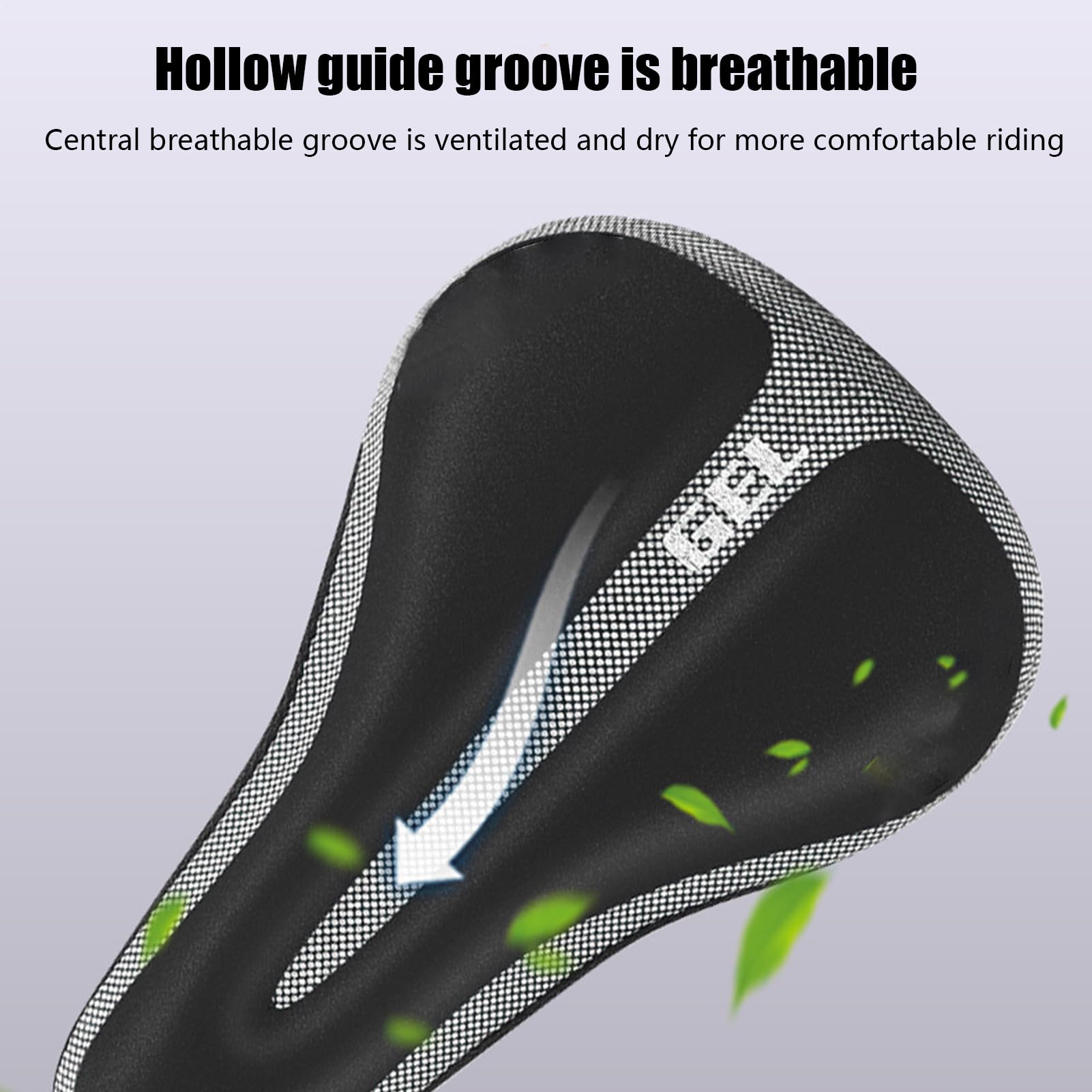 Coprisella Imbottito Per Ciclismo - Rivestimento Sella Bici Confortevole In Silicone Imbottito - Parte Di Ricambio Morbida Regolabile E Impermeabile Per Uomo E Donna Con Design Universale