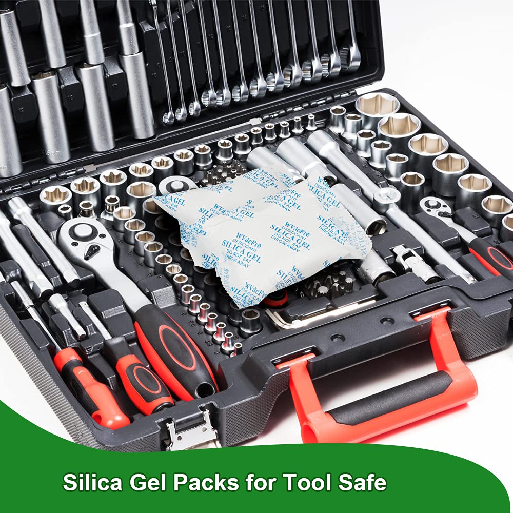 WVacFre 2 Gram(250Packs) Food Grade Moisture Absorber Silica Gel Desiccant Packets for Storage,Desiccant Beads Silica Gel Packs for Moisture Control: Industrial & Scientific