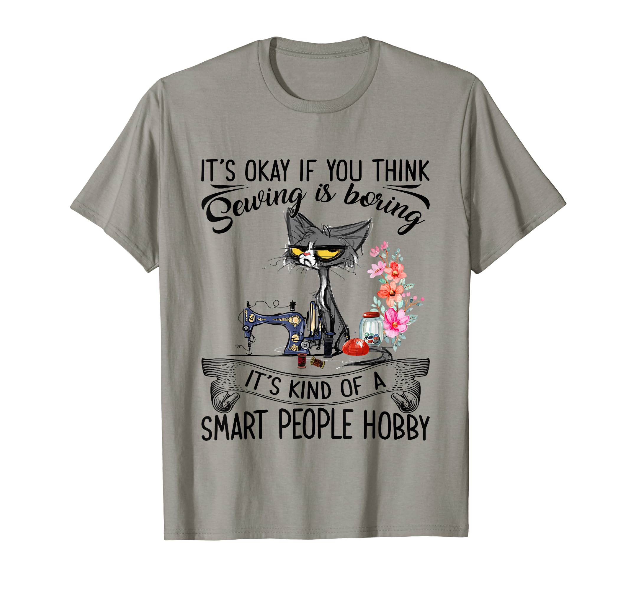 Sewing Machine Craft Quilting Sewer Cat Sewing T-Shirt