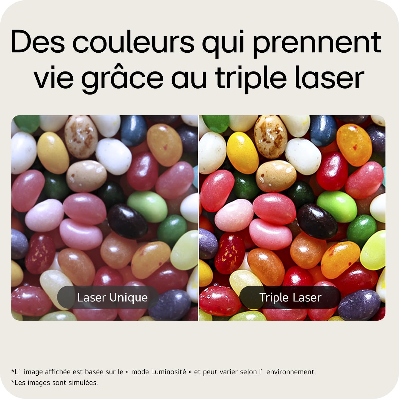 LG CineBeam S Vidéoprojecteur Laser PU615U Focale Ultra Courte pour Home Cinema, 500 lumens ANSI, 4K UHD 100 Pouces 2160p, Projection Entre 40" ~100", LG Smart webOS 24, Bluetooth 5.0, Dolby Atmos