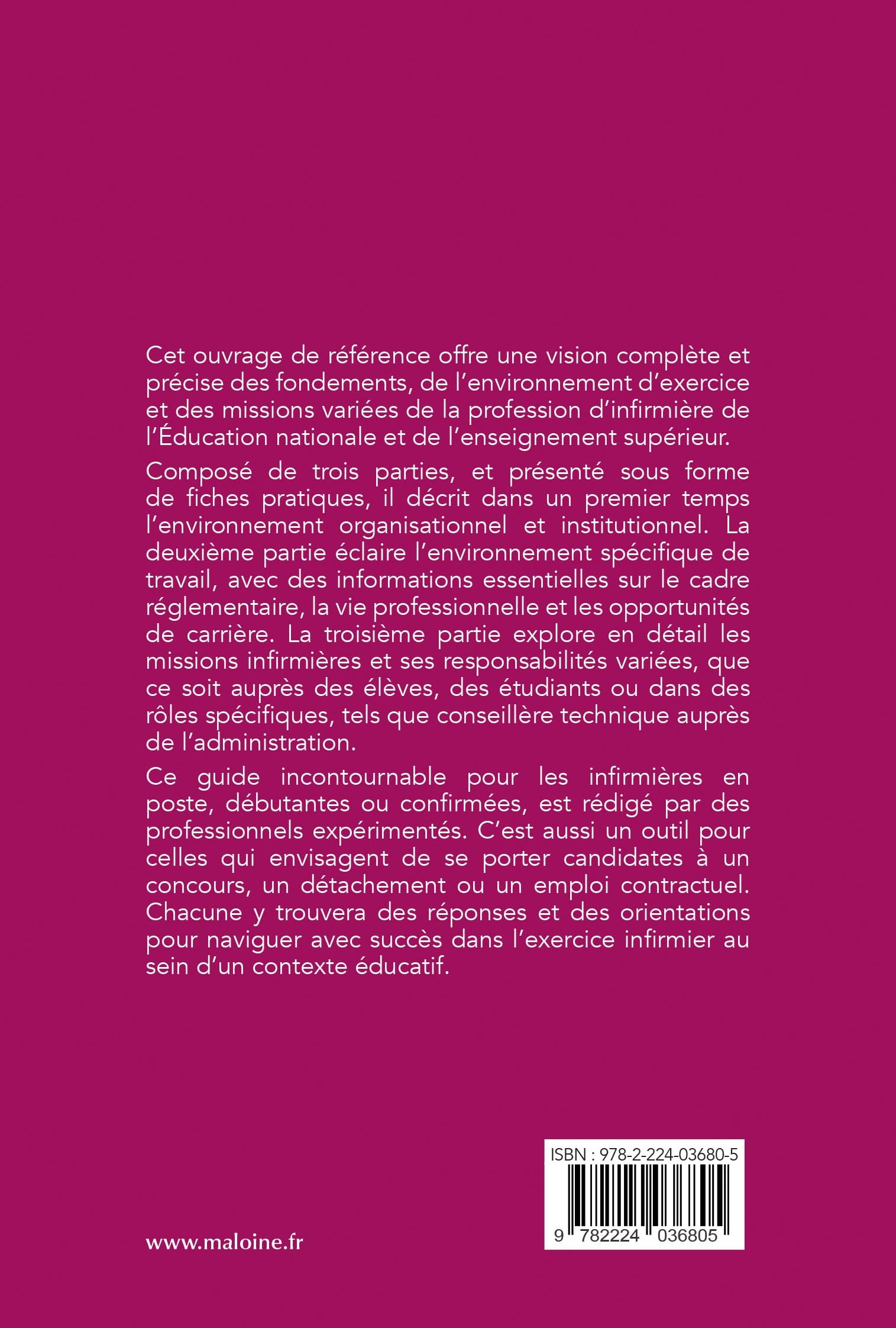 Infirmière de l'Education nationale et de l'enseignement supérieur: Exercice et missions