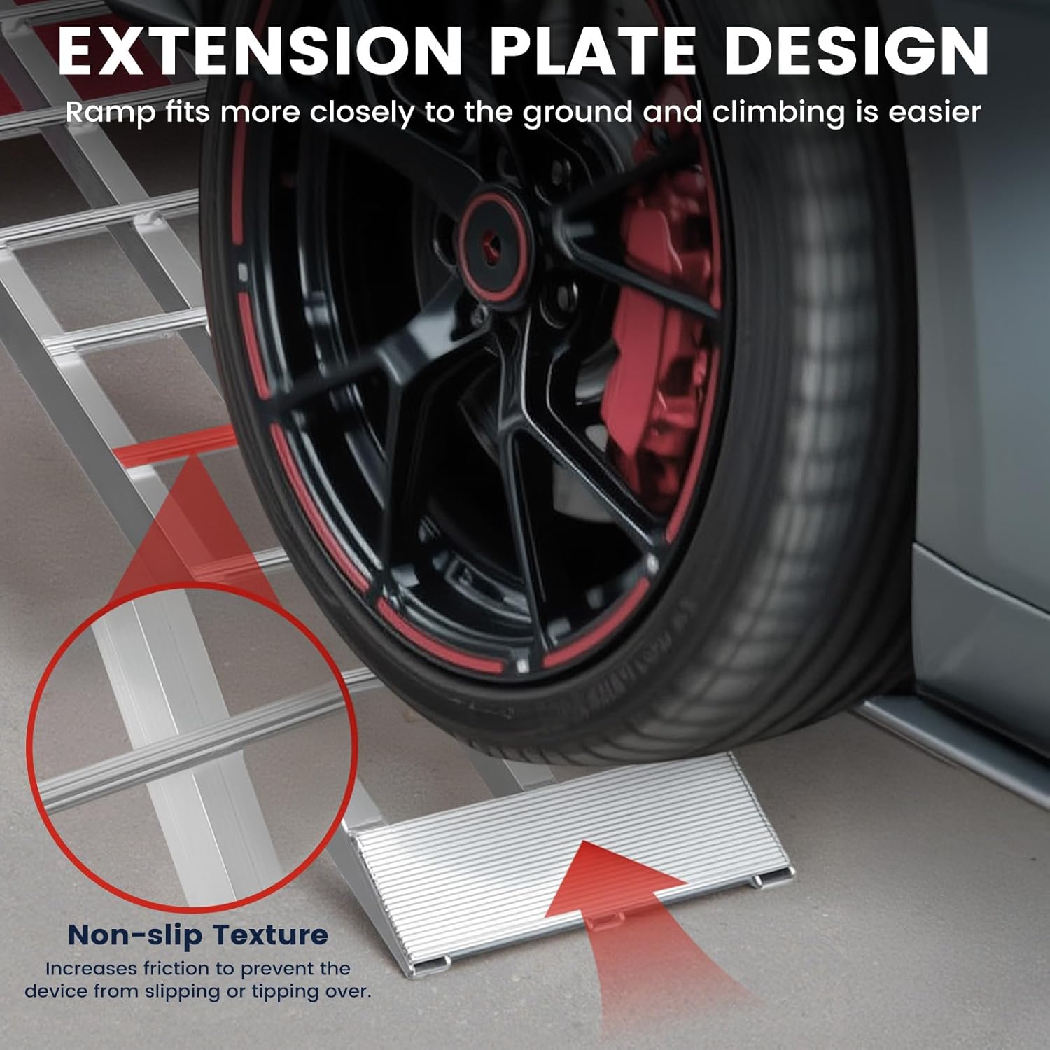 Aluminum Shed Ramps 36x 8 inch Dual Mower Ramps 1500 Lbs Capacity for Garage Shed Storage, Bike Motorcycle Lawn Mower Snow Blower Loading Ramps