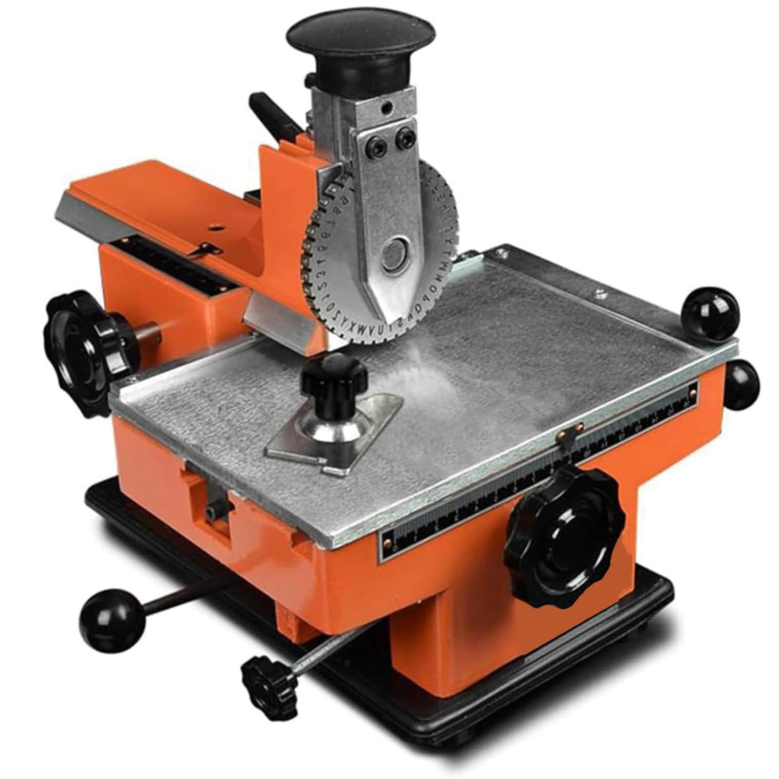 Máquina de marcado de metal, estampadora semiautomática para etiquetas de perro, etiquetas de estampado de símbolos de letras de números para cobre, aluminio, acero inoxidable