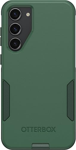 Miniatura 3 de OtterBox Funda Galaxy S23+ Commuter Series - TREES COMPANY (verde), delgada y resistente, apta para el bolsillo, con protección de puerto