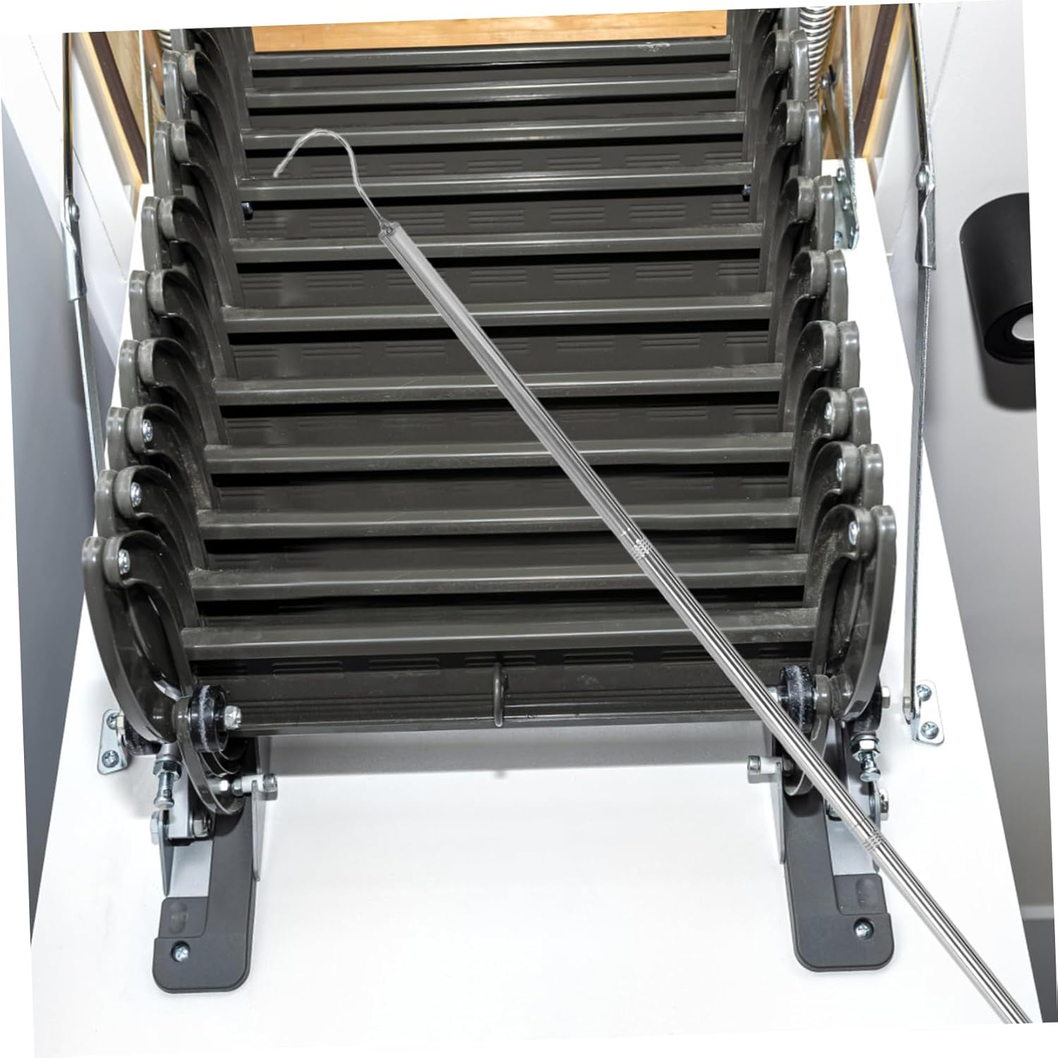 Uonlytech Attic Ladder Accessory Replacement Pull Pole Stairs Puller Rod for Household Ceiling Ladder