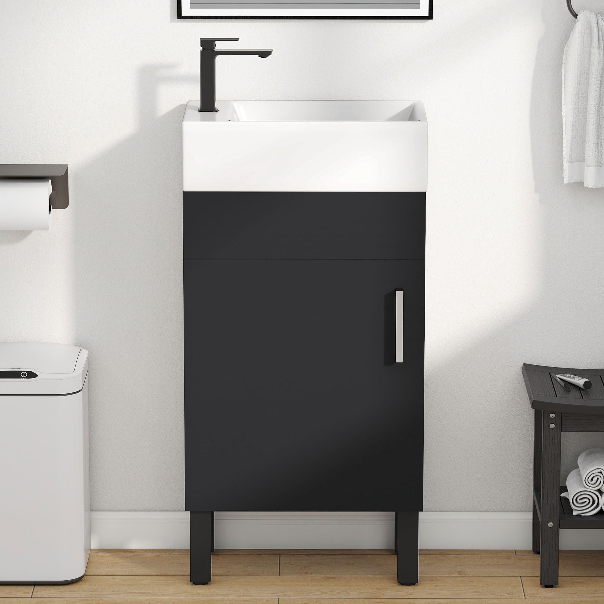 YITAHOME 16 Inch Bathroom Vanity with Sink Instruction Manual