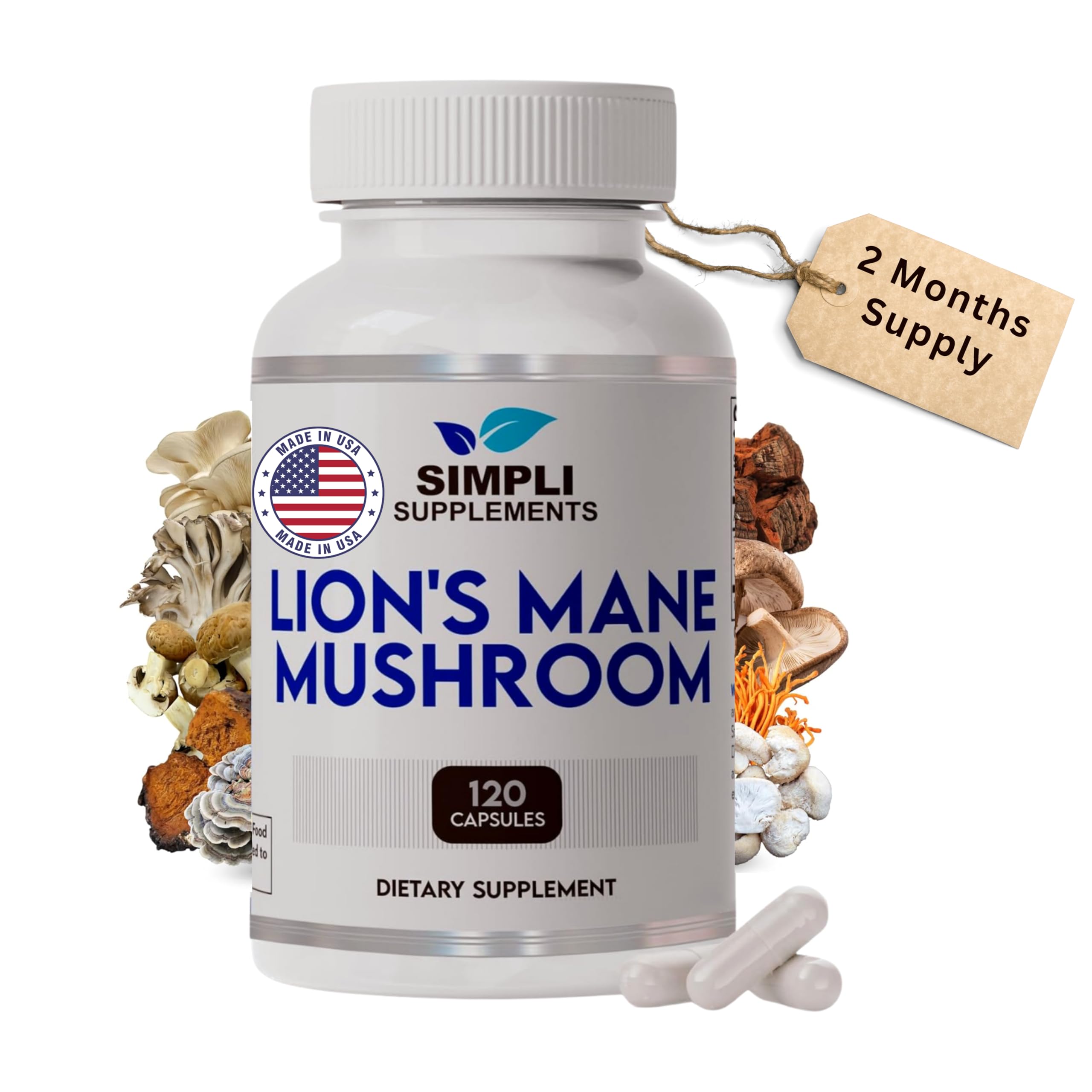 Boric Acid Suppositories + Lion’s Mane Mushroom Capsules | Feminine Care & Cognitive Wellness Bundle