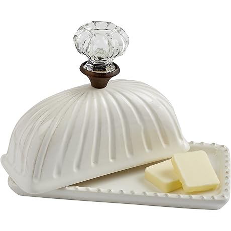 Mud Pie Butter Dish, Door Knob