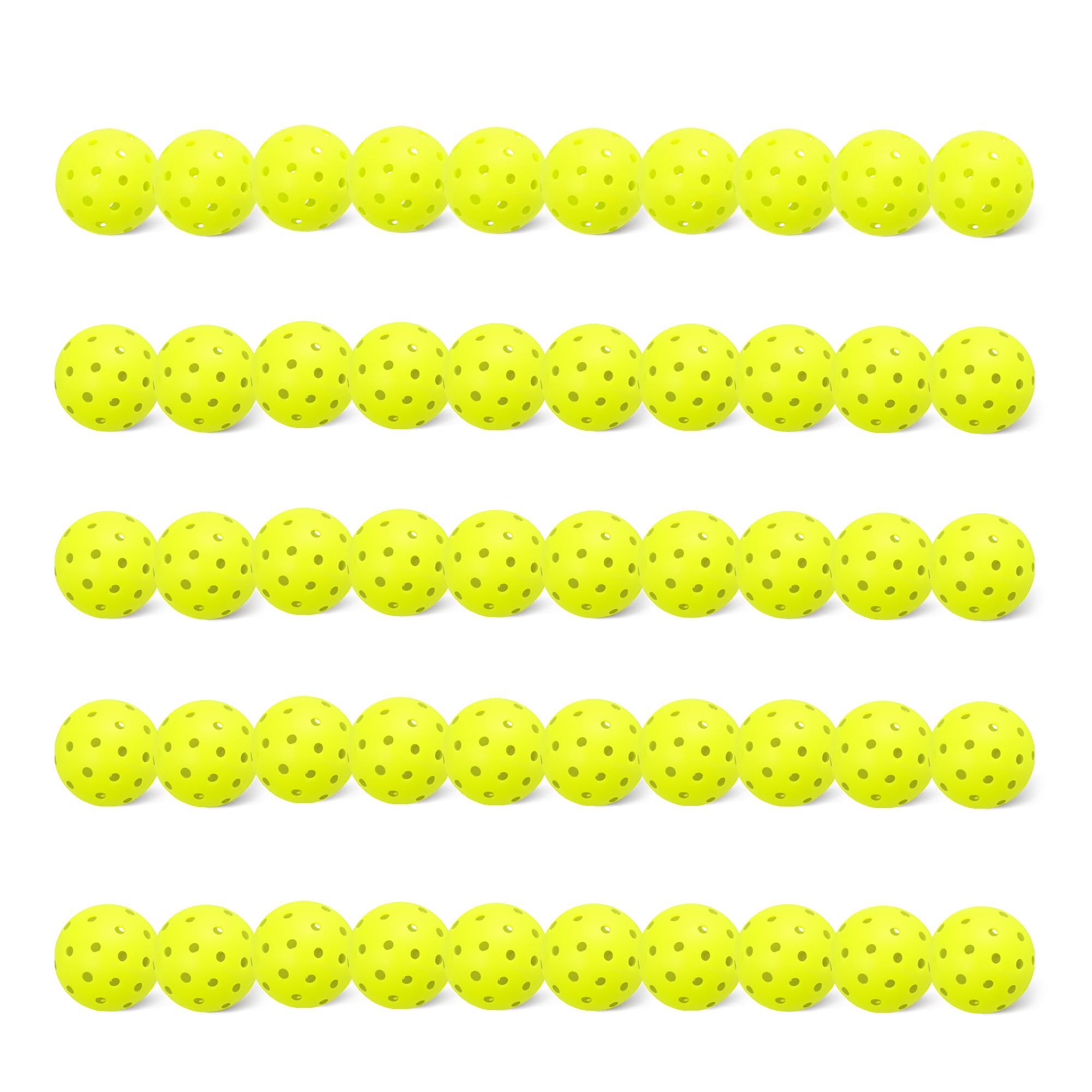 Amazon Basics Outdoor Pickleball Balls, USAPA Approved, Yellow