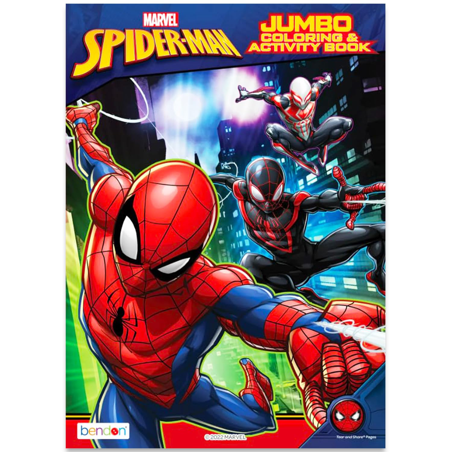 Amazon.co.jp: スパイダーマン 塗り絵 子供用 3-5 - 3パック マーベル