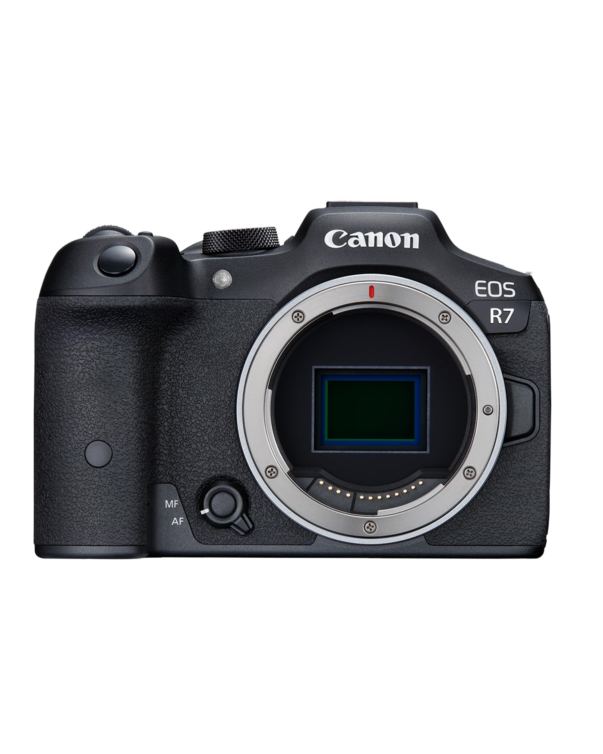 CANON EOS R7 Cámara Mirrorless Body, Cámara EVIL APS-​C (32,​5 MP) -​5 EV, Vídeo 4K 60 fps, Dual Pixel CMOS AF II, Pantalla Táctil de Ángulo Variable, Negro