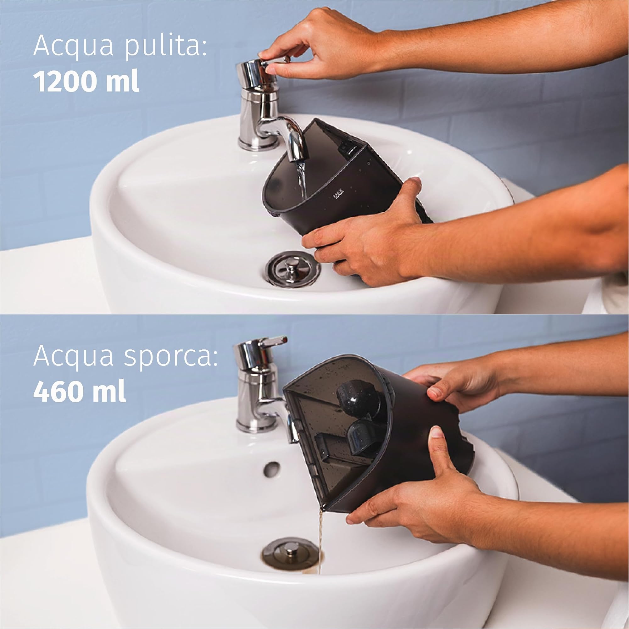 Di4 Aspiroclean Essenza 600, Aspiratore per Tappezzeria, Potenza 600W, per Liquidi e Solidi, 15 kPa, Doppio Serbatoio, Accessori Inclusi, Ideale per Divani, Tappeti, Tappezzerie e Auto