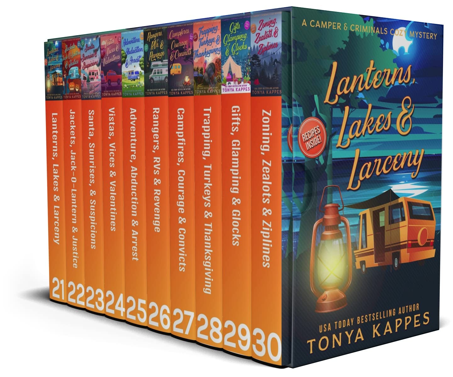 A Camper and Criminals Cozy Mystery: All Ten Books : Box Sets Books 21-30 (Tonya Kappes Books Cozy Mystery Collections)