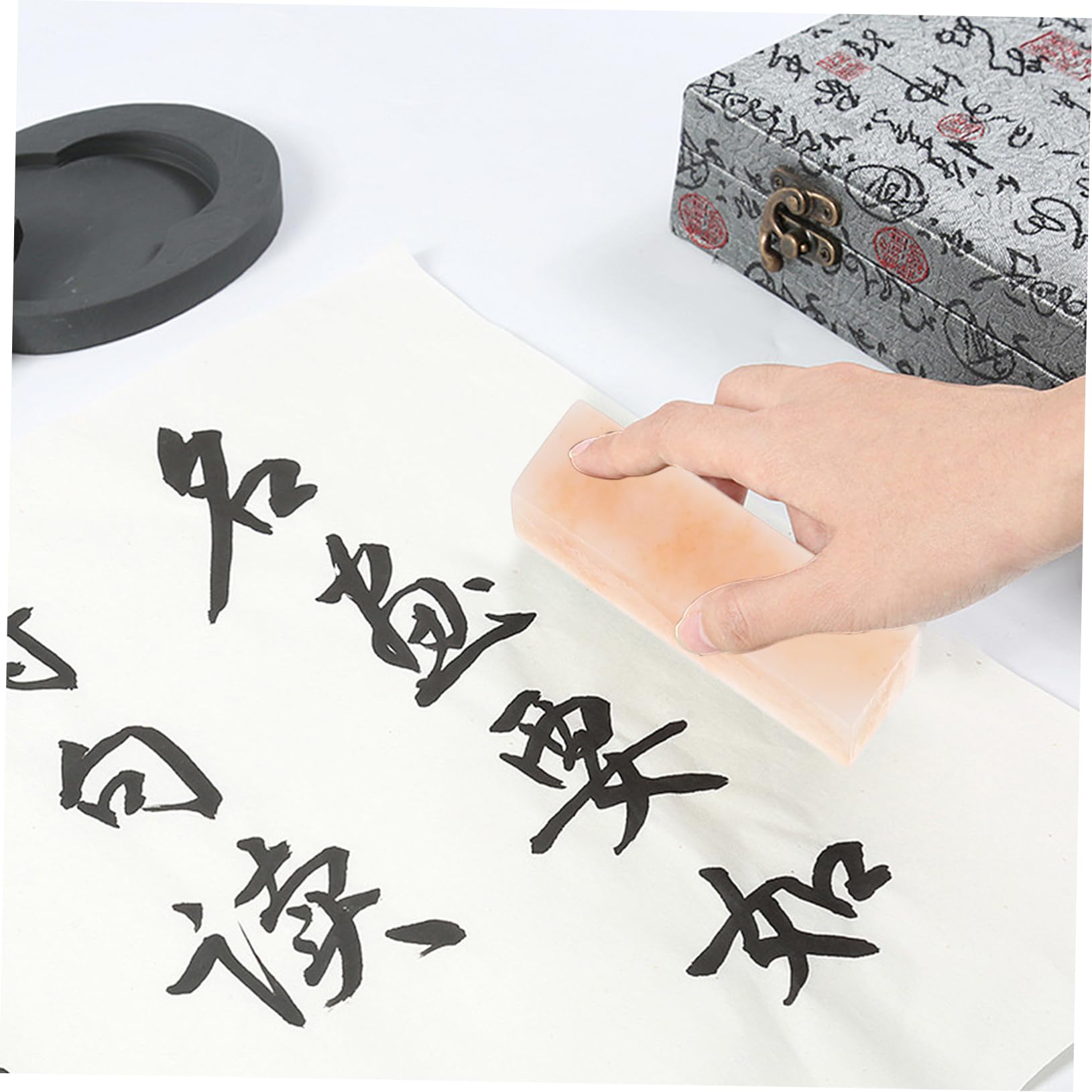 Pennelli Per Calligrafia Cinesi Kit Completo Con Carta e Inchiostro Per Principianti e Collezionisti Tradizionali Tesori Del Tavolo Da Studio Per Scrittura e Pittura