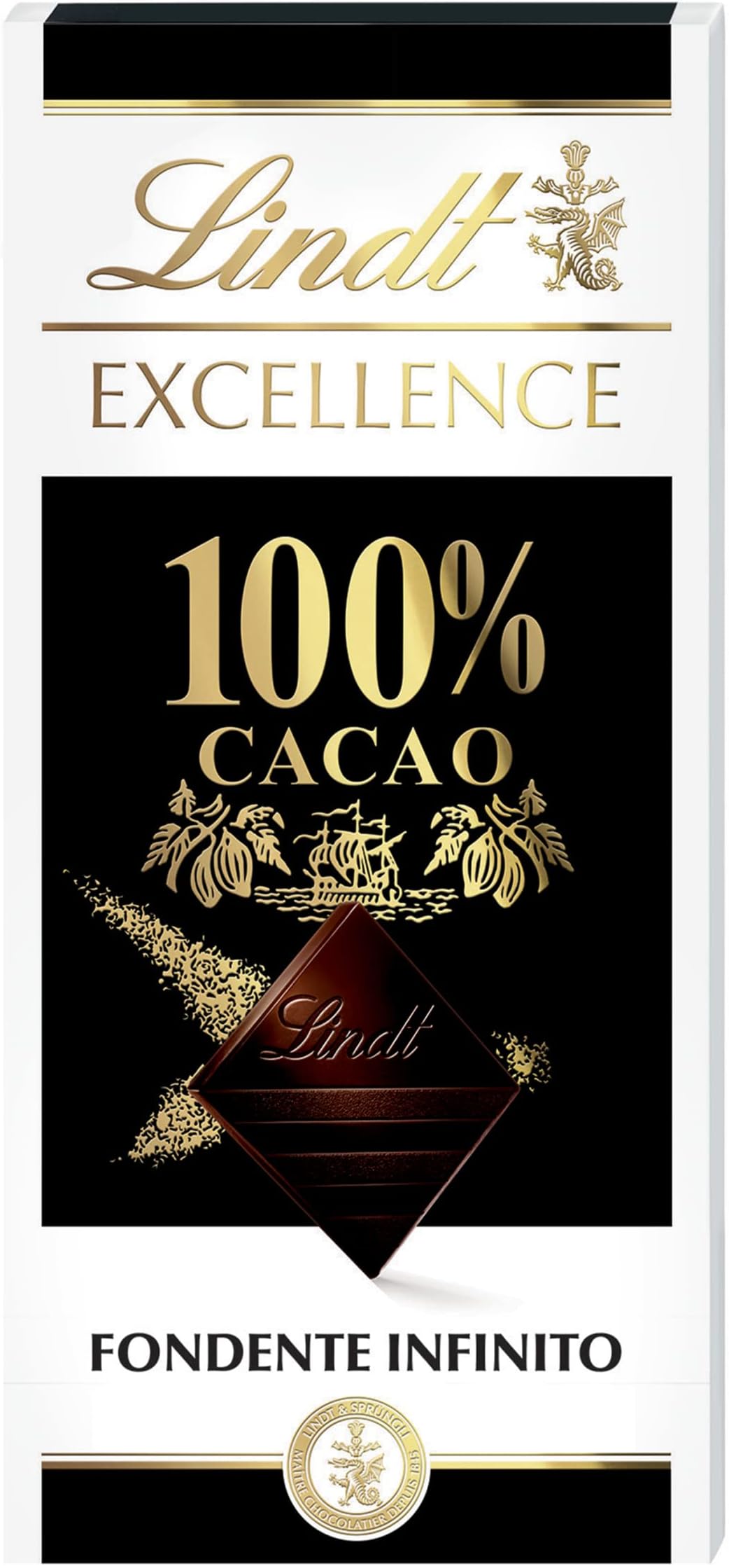 Excellence 100% Cocoa Tablet - Deep Black - 50 g