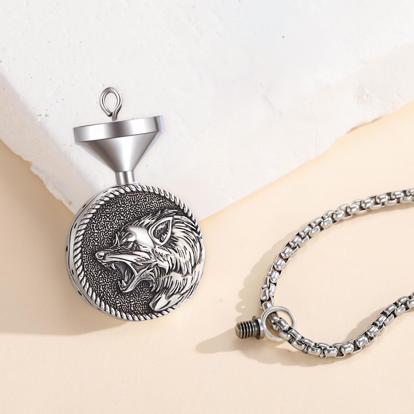Medaillon und Urne Halskette 925 Sterling Silber Pferd/Baum des Lebens/Herz Medaillons Herz/Teardrop/Sonnenblume/Hundepfoten Urne Anhänger Kette Keepsake Schmuck
