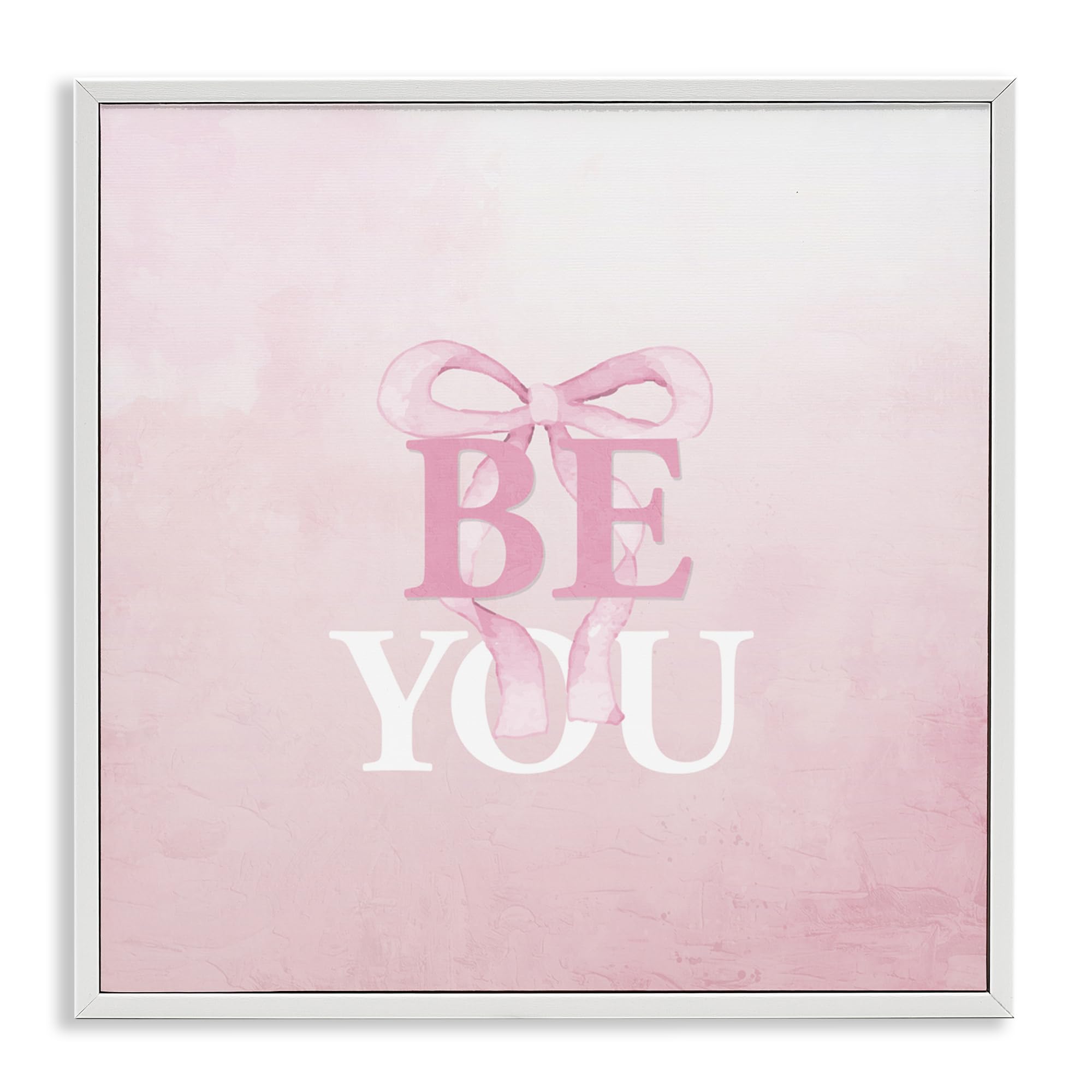 Art féminin Be You décoration murale pastel silhouette femme cadre noir Kim Allen 43 cm