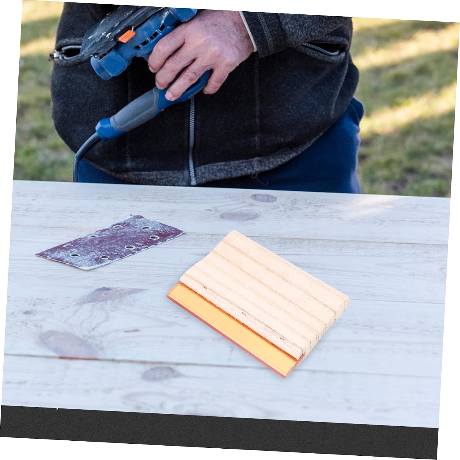 Gadpiparty Wooden Screen Printing Squeegee Dual Use for Water and Oil Sturdy Ink Scraper for Screen Printing 12-inch Handle for DIY Projects and Graphic Applications