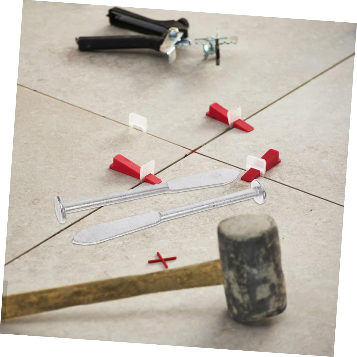 Unomor 1 Set Wire Nail Construction Tools Tools Bricklayer Tools Masonry Tool Line Blocks for Masonry Brick Laying Tools Steel Silver