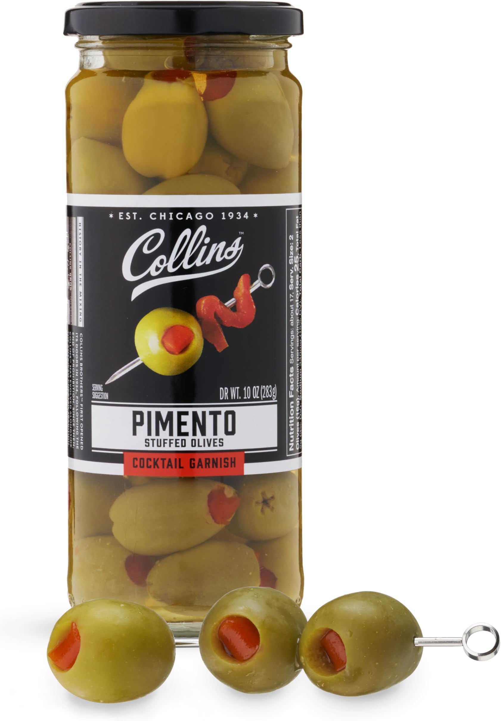 10 oz. Colossal Martini Pimento Olives Part