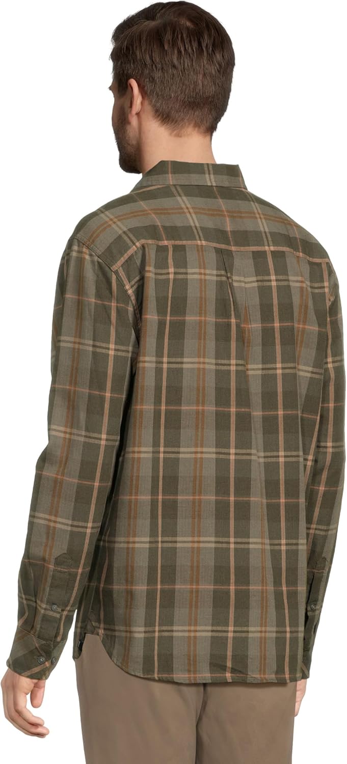 Prana Men's Los Feliz Flannel Shirt, Spruce - Image 3