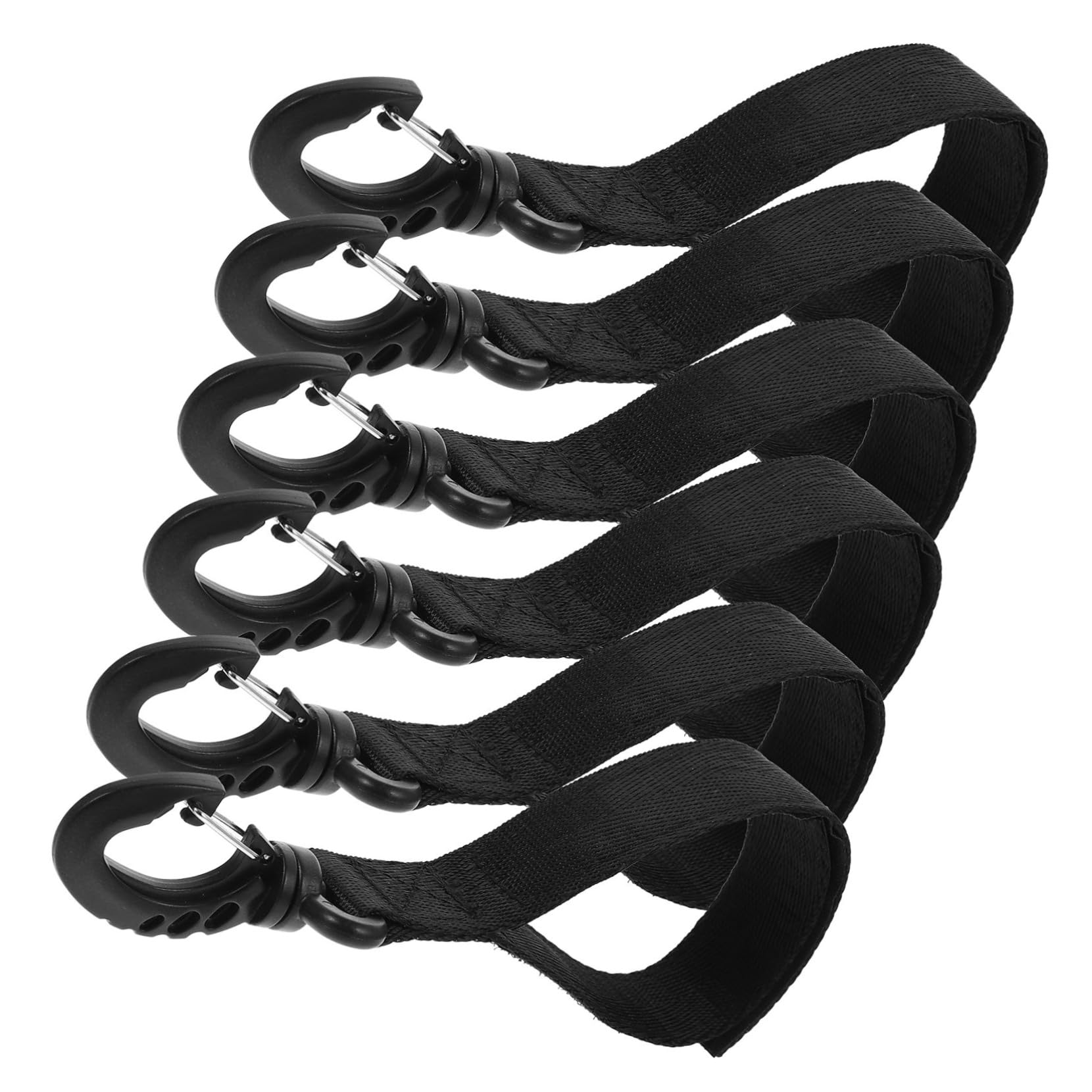 UKCOCO Support Triangulaire pour Cordon pour Voilier pour Ligne D'Amarrage Amortisseurs Support pour Canne À Pêche Élastique Siège pour Planches Bateaux Noir