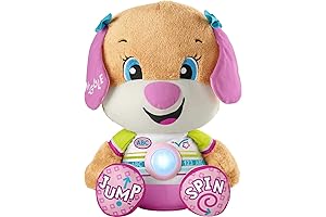 Fisher-Price Puppy Laugh & Learn So Big Sis Interactive Plush Toy