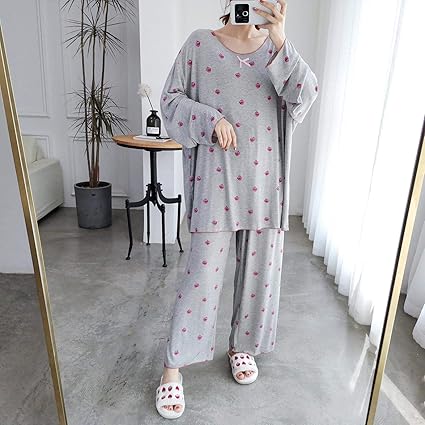 Modal pajamas plus size Clearance