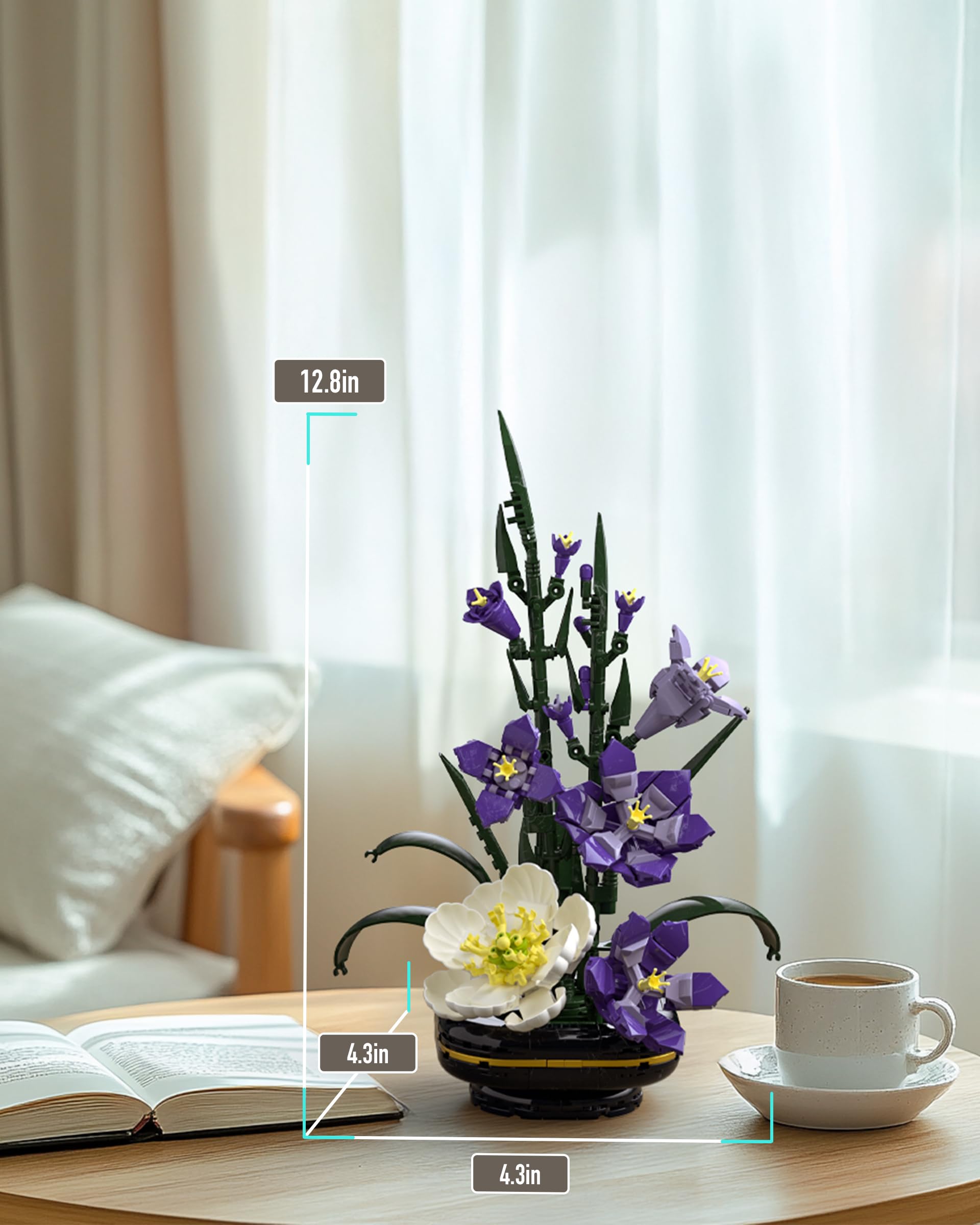 Amazon.com: Nifeliz Gladiolus Flower Building Set, Botanical