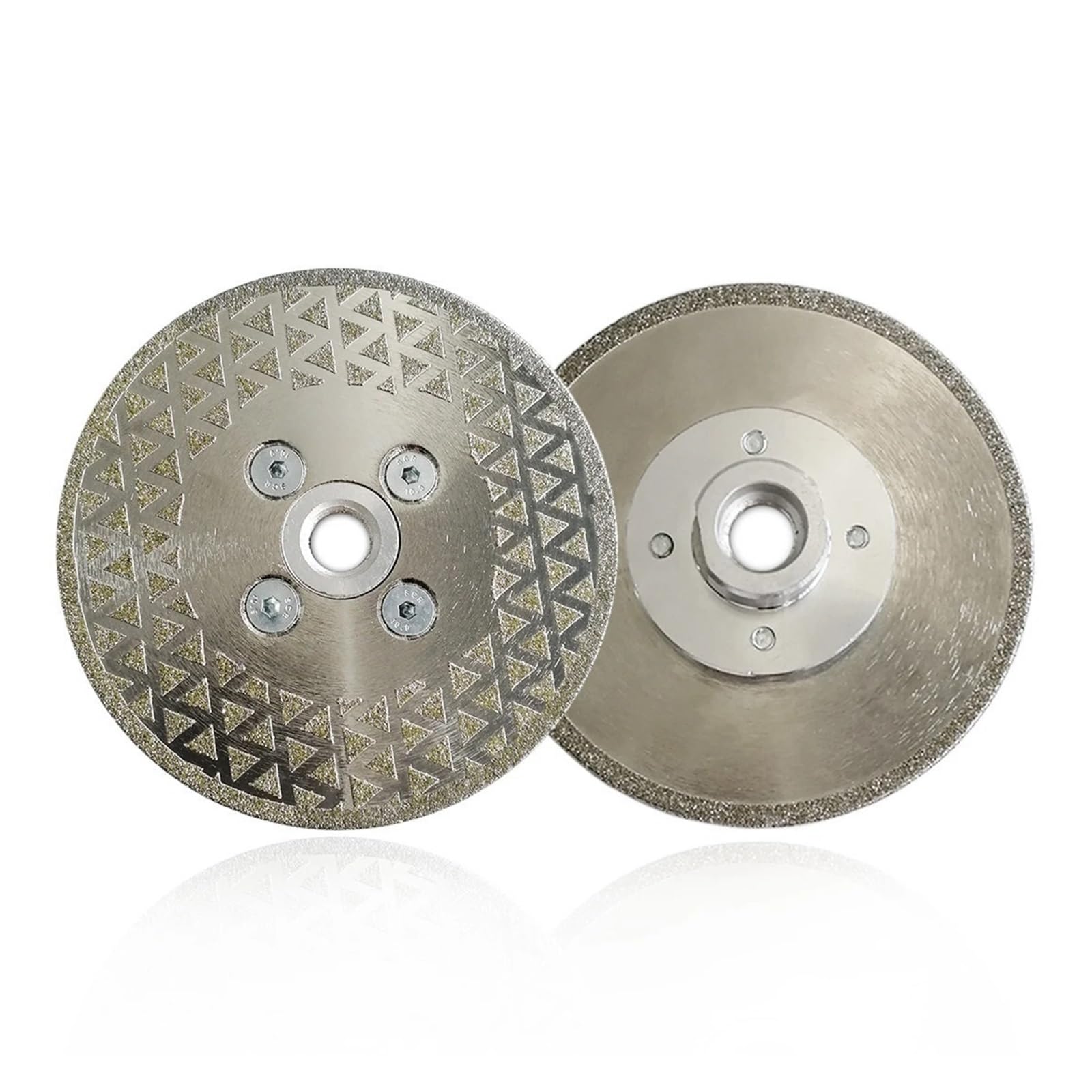 Tarcze tnące Tarcze tnące, 1 szt. galwanizowane diamentowe tarcze szlifierskie do cięcia, tarcze diamentowe powlekane jednostronnie z kołnierzem M14 lub 5/8-11(125mm M14 Flange)